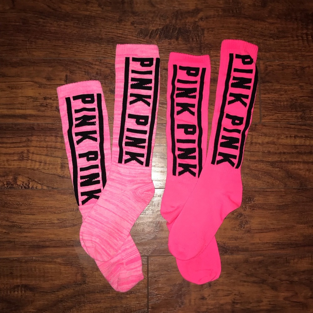 PINK pink socks